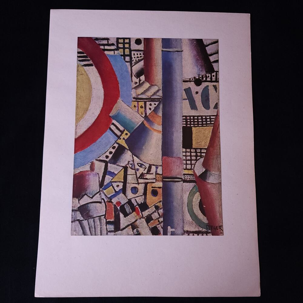 1947 After Fernand Léger Clowns Original Period Lithograph Vintage Art Print